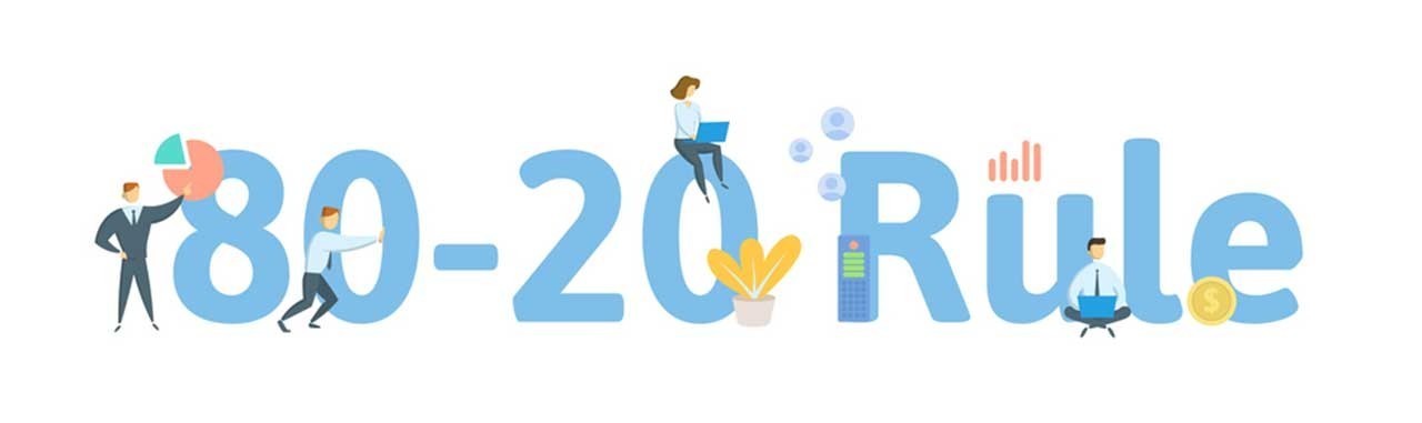 Learn about the most important practical principles of the Pareto Principle | Rule 20 - 80