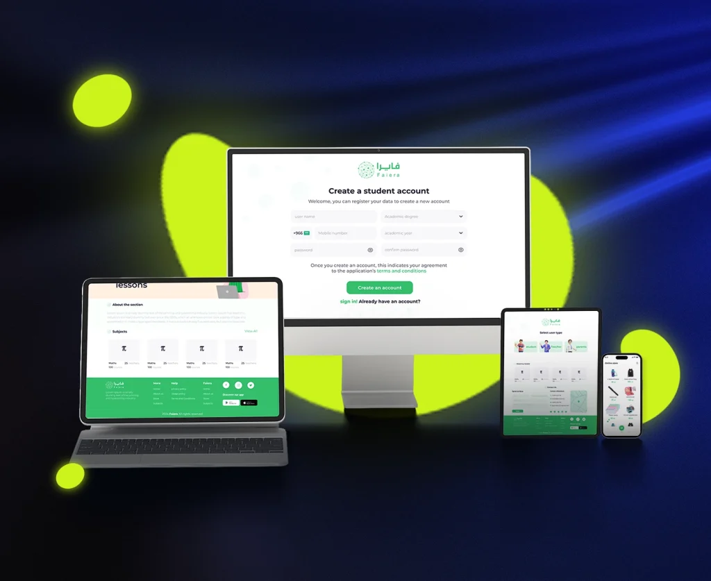Website design examples from True Ventures 7 Faiera - خدمة تصميم موقع