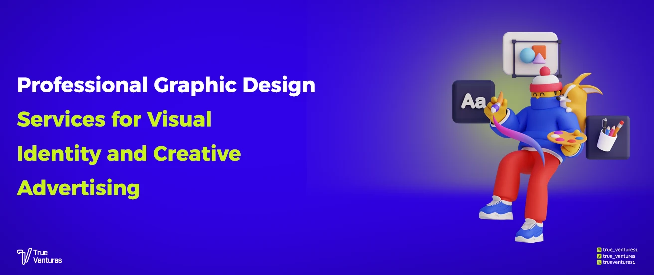 خدمات تصميم جرافيك احترافية لهوية بصرية وإعلانات مبتكرة